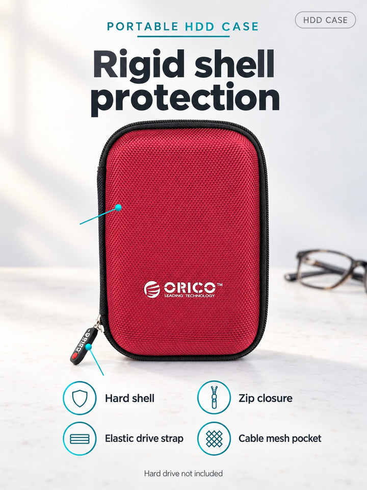 2.5 Inch Portable HDD Case: Hard-Shell Drive Protection