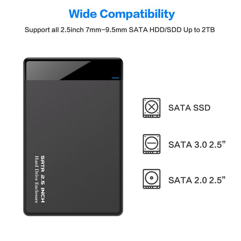 2.5 Inch SATA USB 3.0 Hard Drive Enclosure with UASP