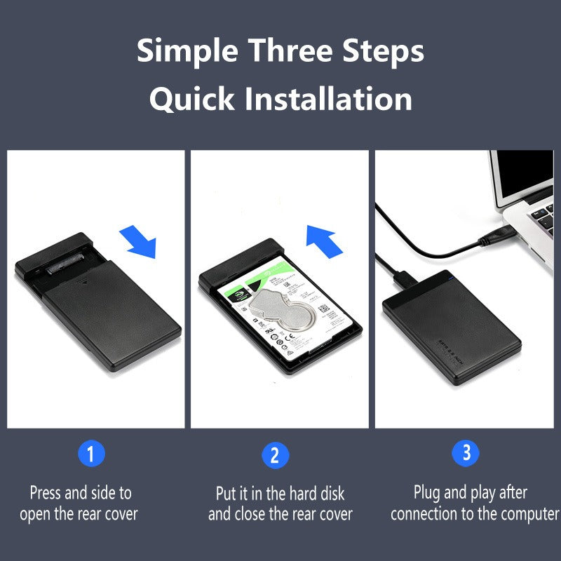 2.5 Inch SATA USB 3.0 Hard Drive Enclosure with UASP