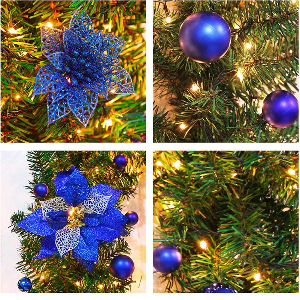 2.7M LED Christmas Garland – Pre-Decorated Holiday Glow