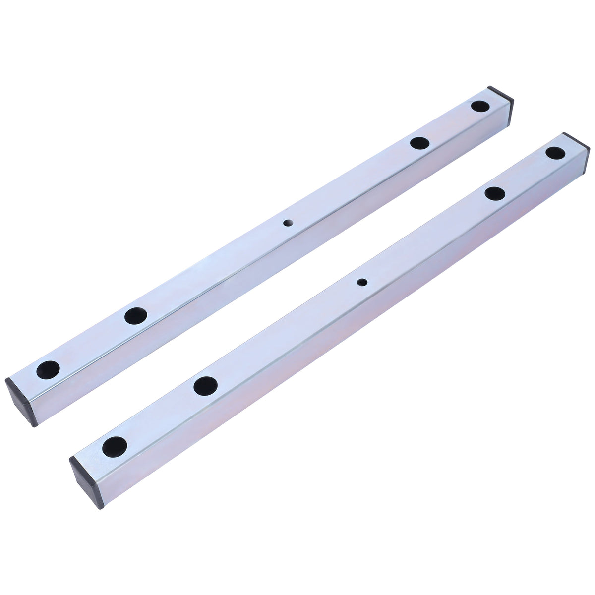 Galvanized Bike Floor Rack for 2 Bikes, 22-28 in Wheels