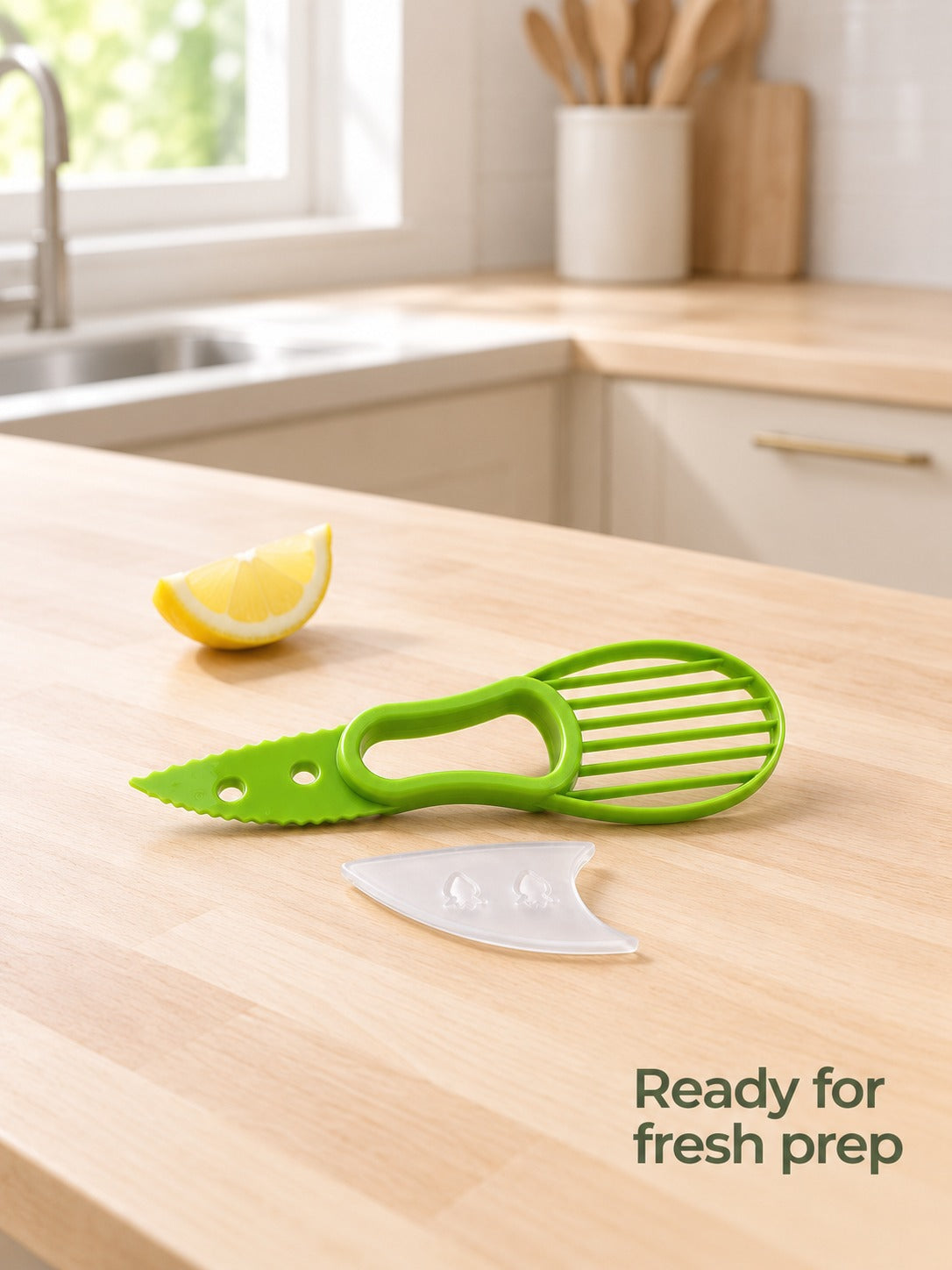 2-in-1 Avocado Slicer and Pitter Tool for Fast Prep