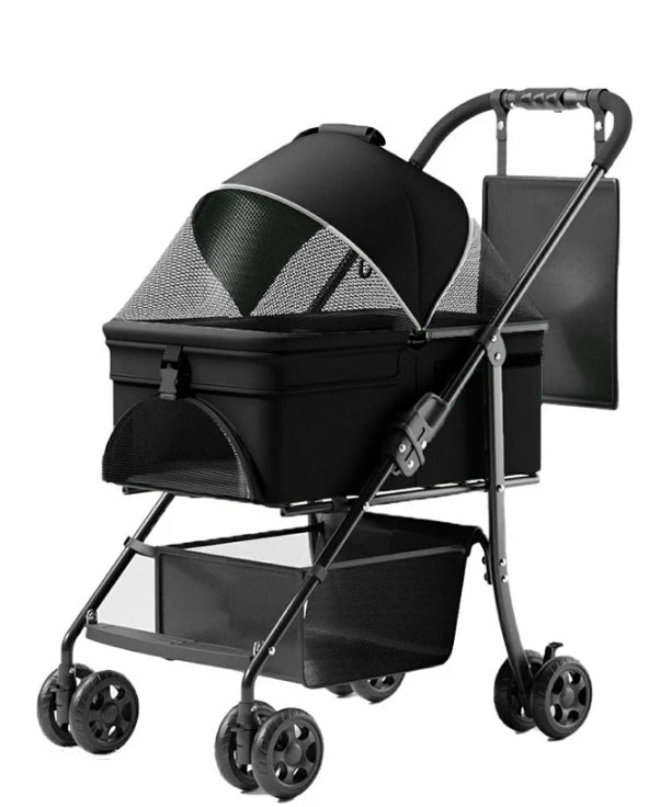 3-in-1 Pet Stroller, Carrier & Car Seat for Small Pets