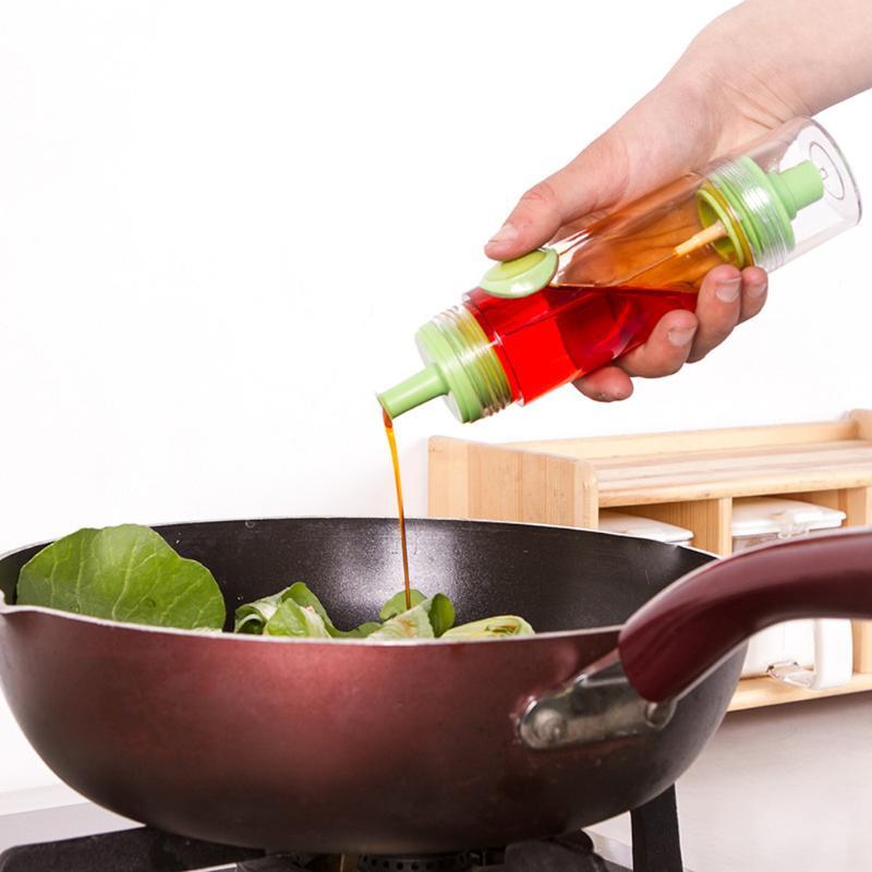Oil Sprayer Bottle with Press-to-Pour Spout for Cooking