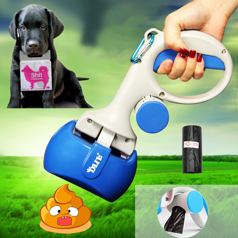 Pet Pooper Scooper With Bag Storage, No-Touch Cleanup