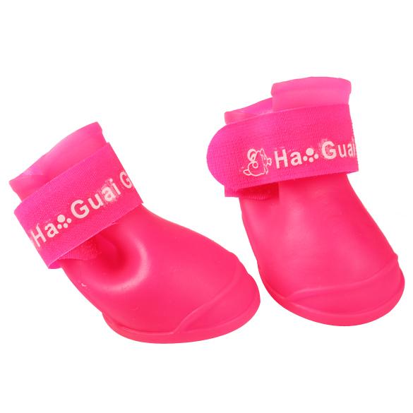 Waterproof Dog Rain Boots for Small Dogs, Set of Four