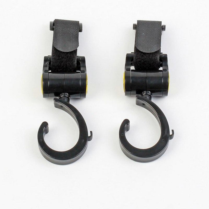 Baby Stroller Hooks for Easy, Hands-Free Bag Storage
