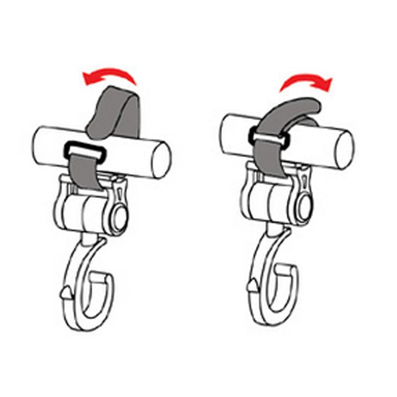 Baby Stroller Hooks for Easy, Hands-Free Bag Storage