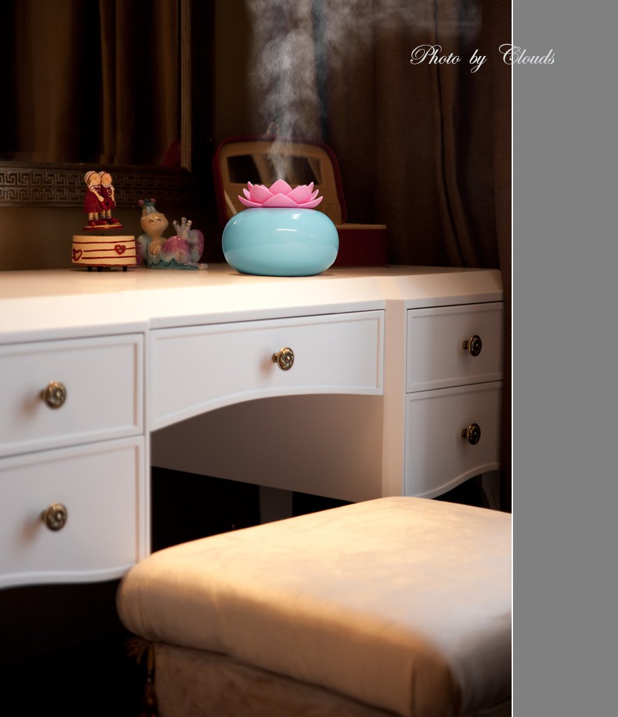 Ceramic Lotus Ultrasonic Aroma Diffuser for Calm Rooms
