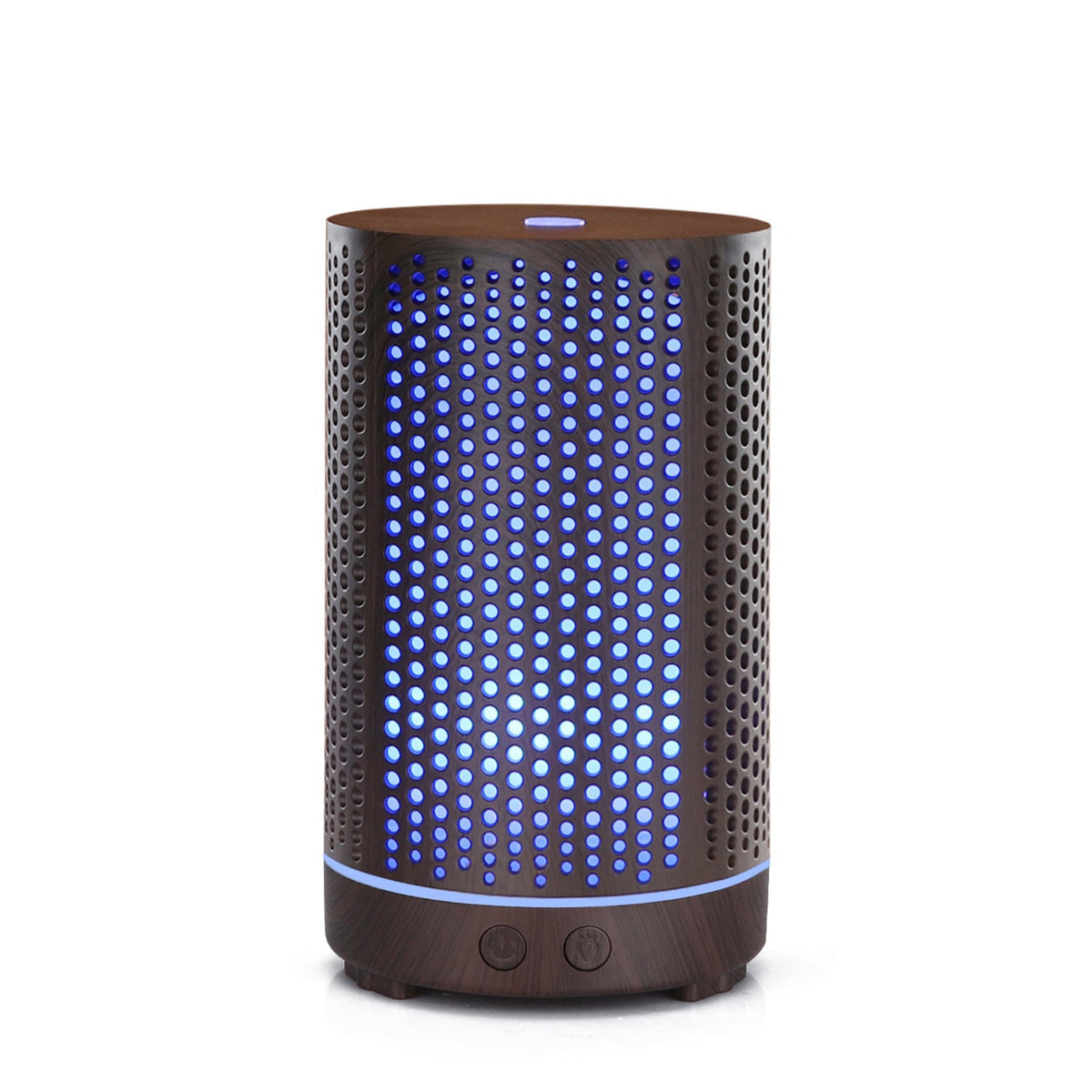 Wood Grain Essential Oil Diffuser with LED Night Light