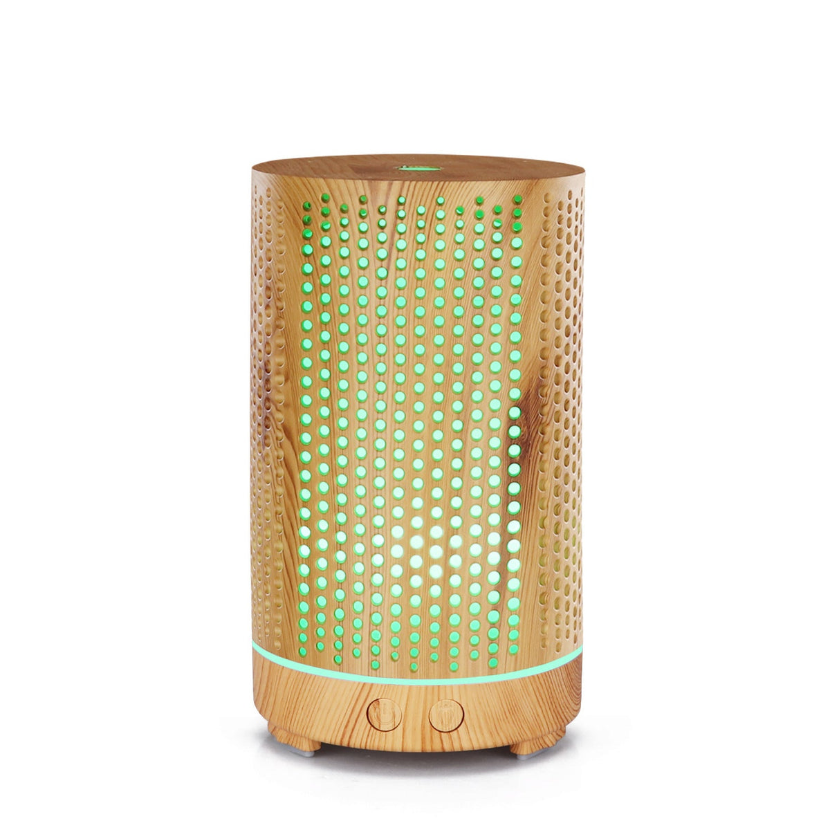 Wood Grain Essential Oil Diffuser with LED Night Light