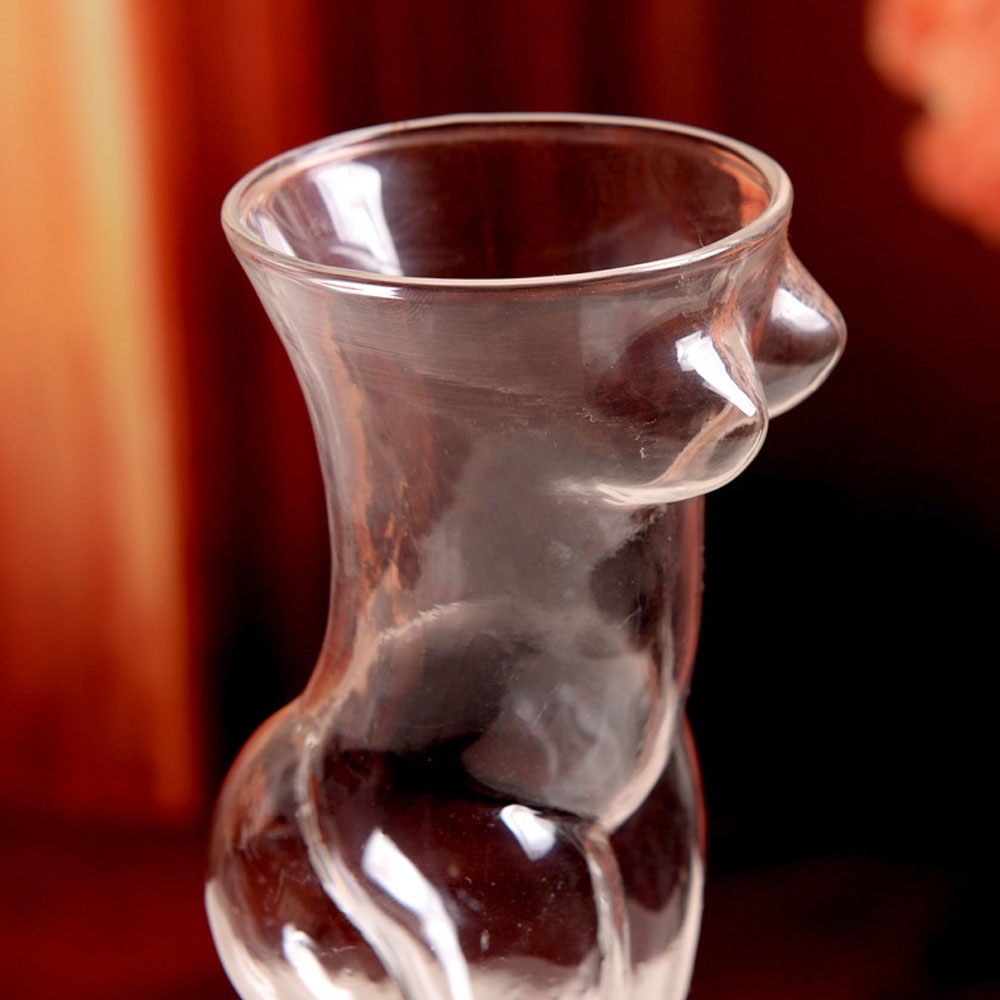 Sculpted Crystal Novelty Wine Glass for Party Nights