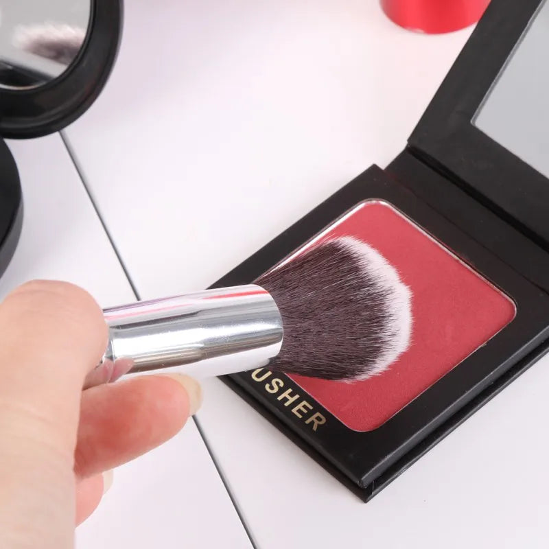 12-Piece Makeup Brush Set with Leather Case — Effortless