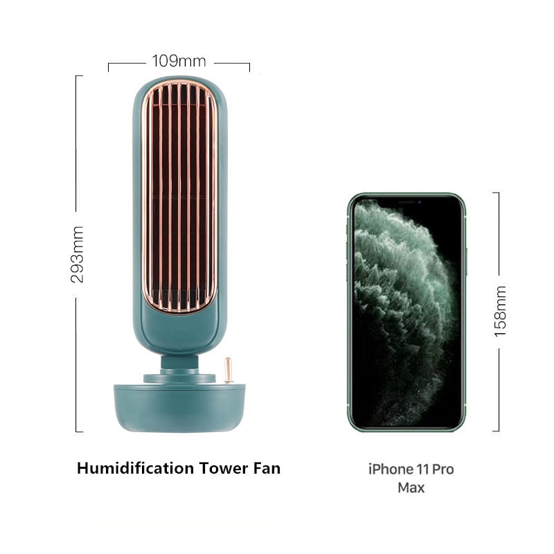 Mini Portable Air Cooler with Humidifier, 220ml Tank
