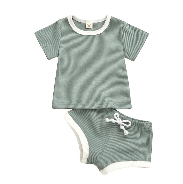 Ribbed Baby Summer Outfit Set for Easy, Stylish Days