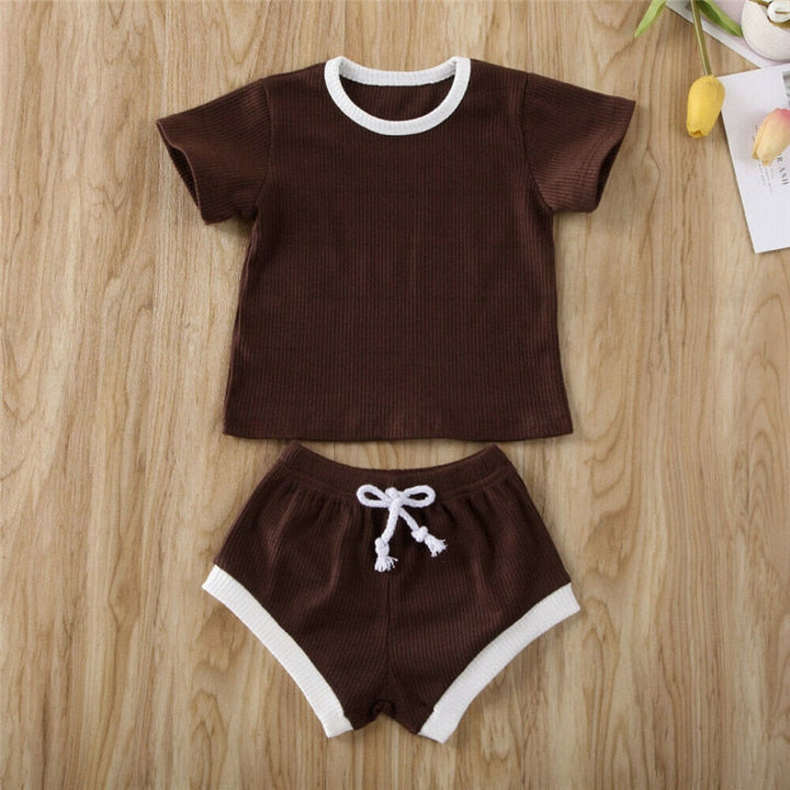 Ribbed Baby Summer Outfit Set for Easy, Stylish Days