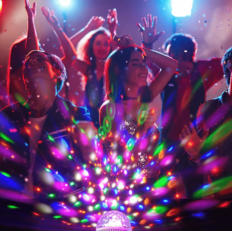 Rotating Disco Ball Light - wanelo - store - roman