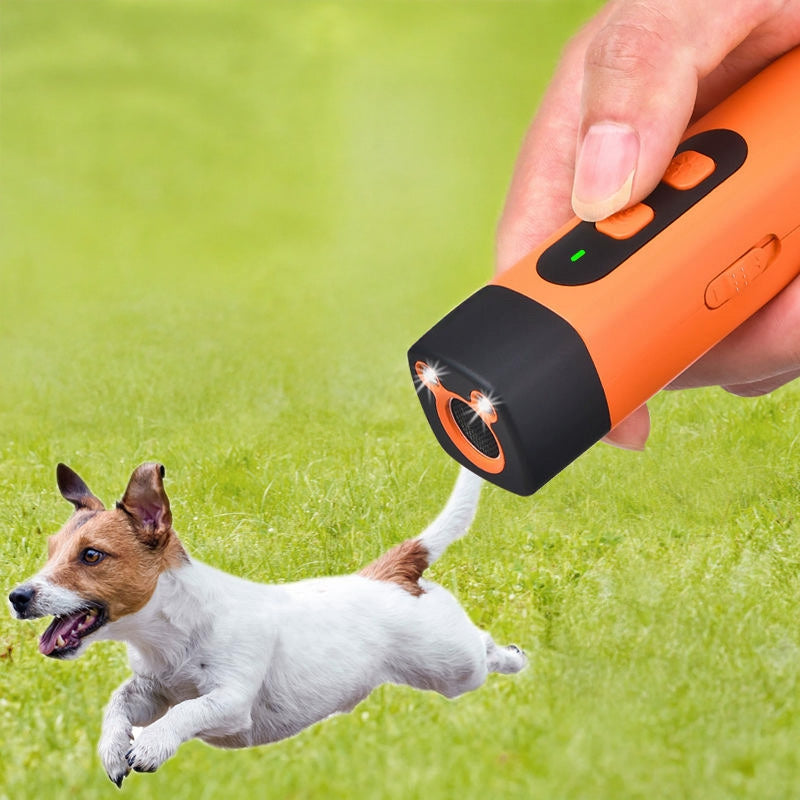 Ultrasonic Dog Training Device With LED Safety Light