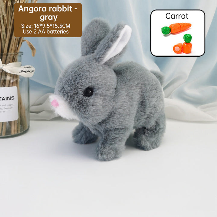Interactive Plush Bunny Toy That Hops, Talks and Plays
