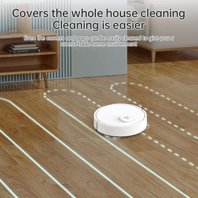3-in-1 Robot Vacuum: 1000Pa Auto-Clean for Pet Hair