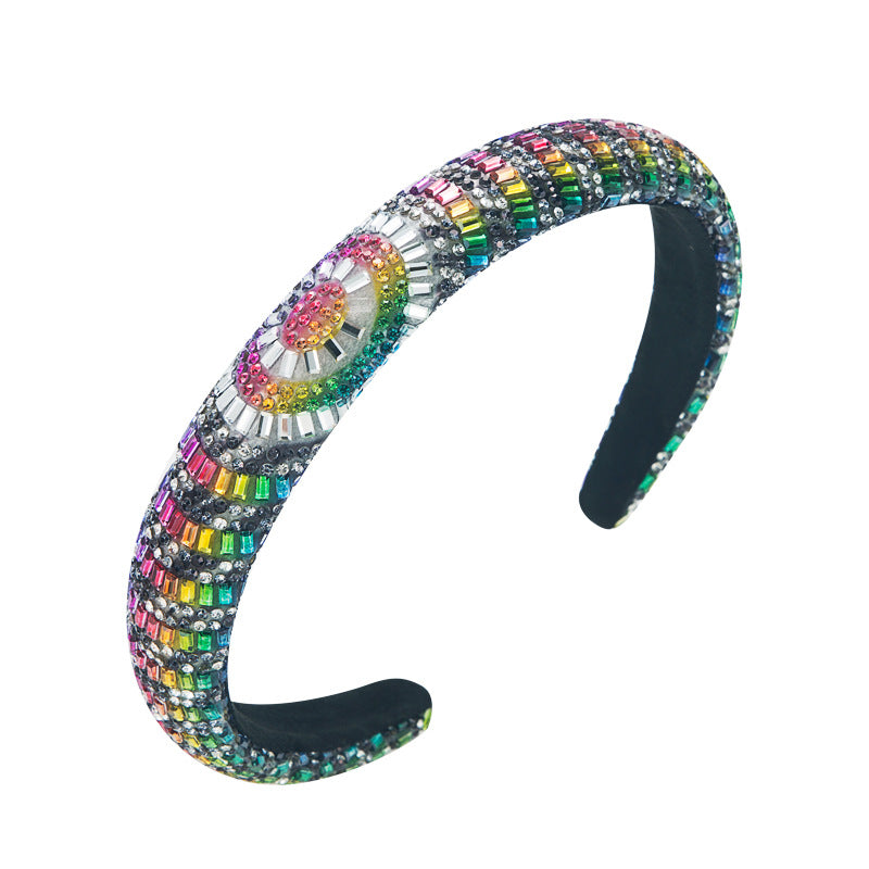 Crystal Hair Hoop for Elegant Occasion Hair Styles