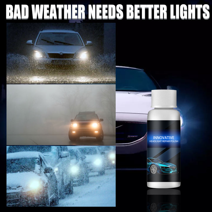 Car Headlight Restoration Liquid for Clearer Lenses