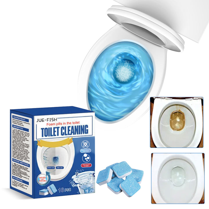 Toilet Effervescent Tablets — Drop, Fizz, No Scrubbing