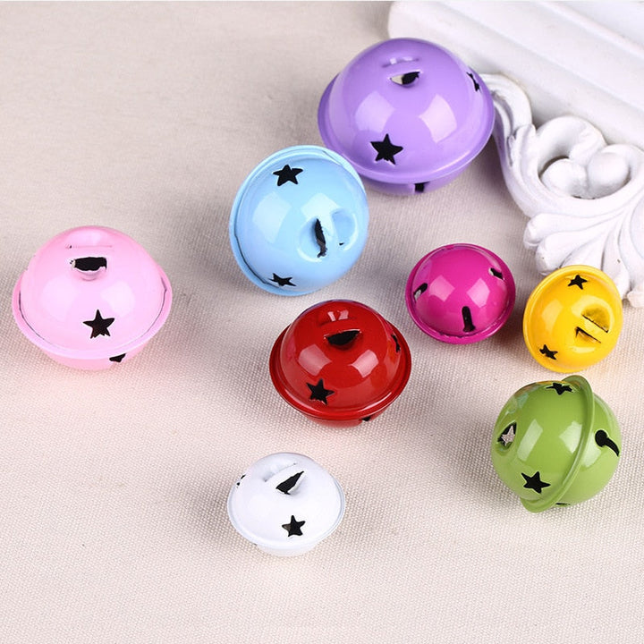20-Piece Colorful Jingle Bells for Christmas Crafts