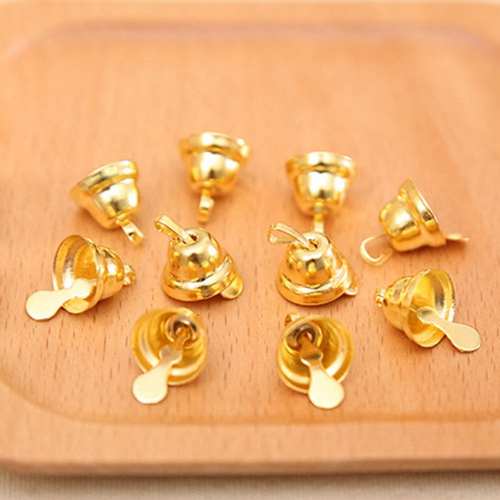 Christmas Bell Ornaments – 20pc Gold Tree Decorations