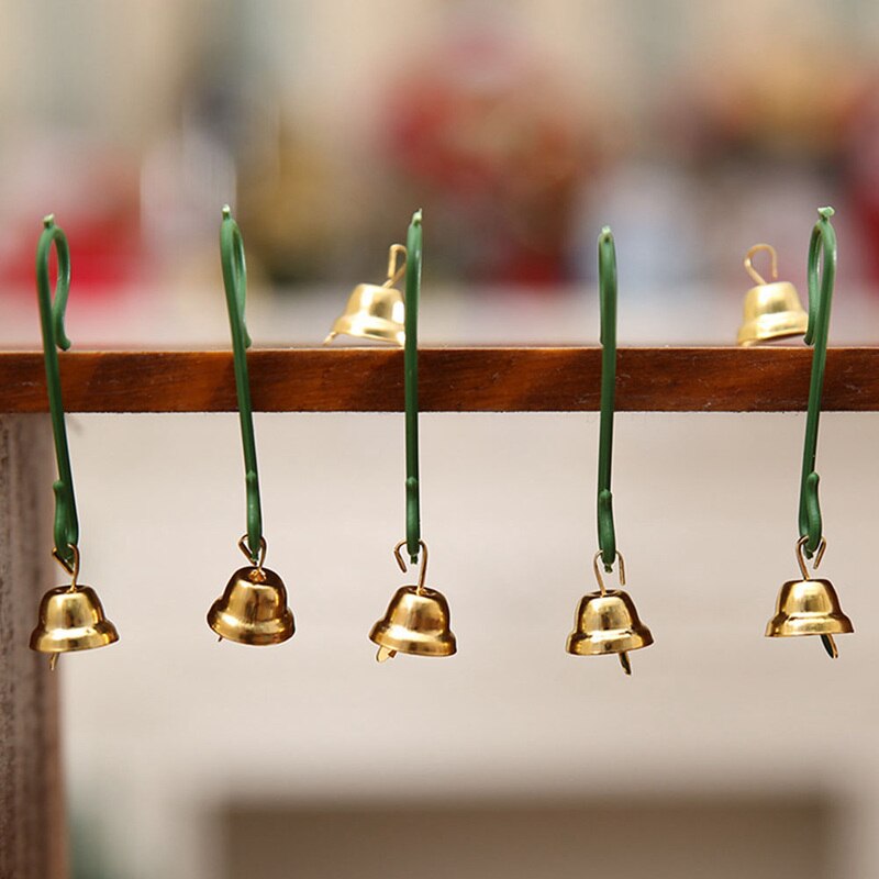 Christmas Bell Ornaments – 20pc Gold Tree Decorations