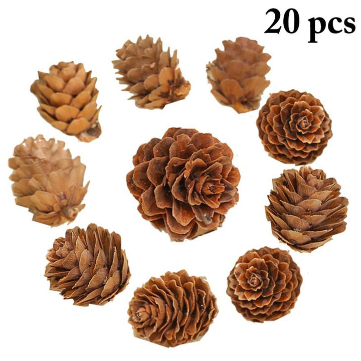 Wooden Pinecone Ornaments for Rustic Christmas Decor