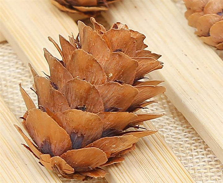 Wooden Pinecone Ornaments for Rustic Christmas Decor