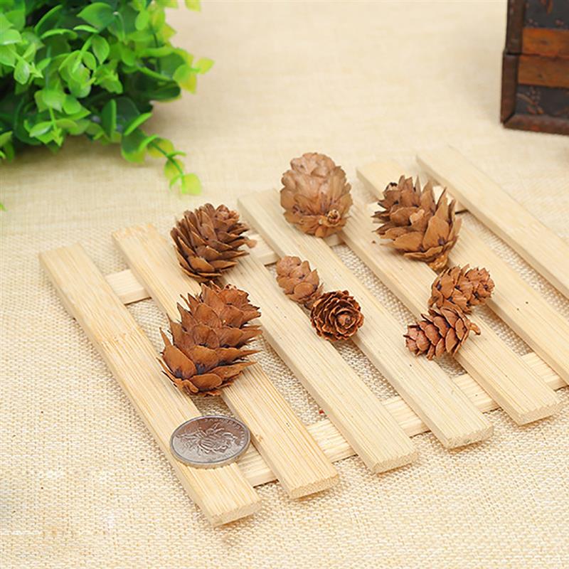 Wooden Pinecone Ornaments for Rustic Christmas Decor