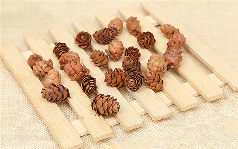 Wooden Pinecone Ornaments for Rustic Christmas Decor