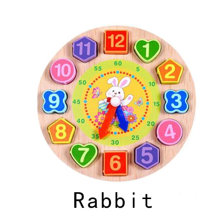 Wooden Montessori Clock Toy for Screen-Free Learning