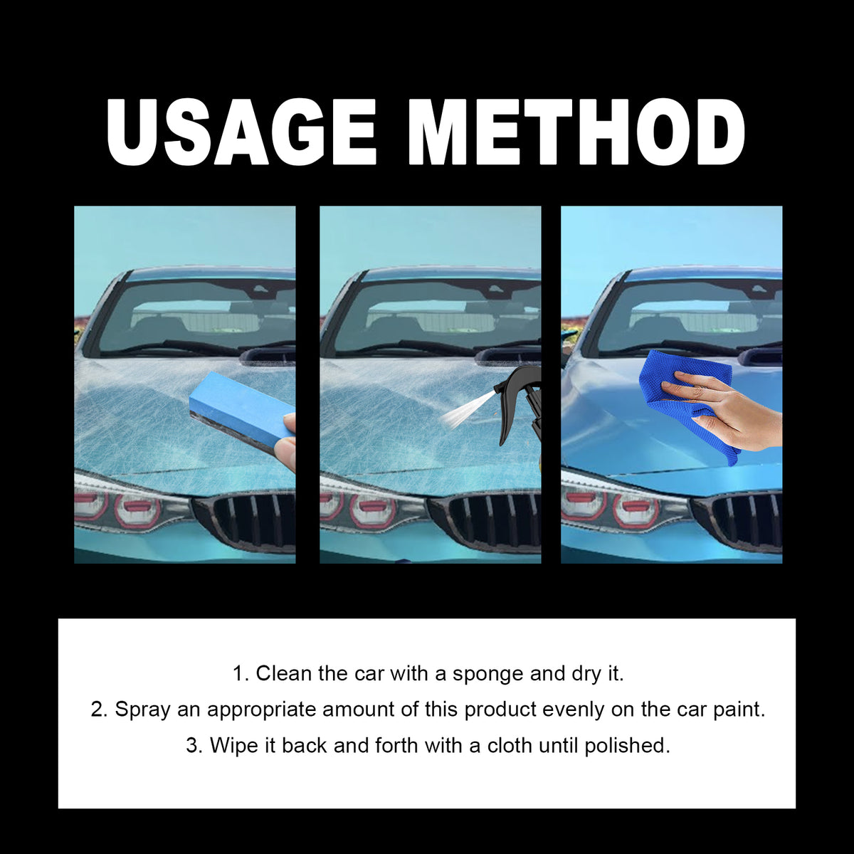 Car Paint Coating Spray for Glossy Paint Protection