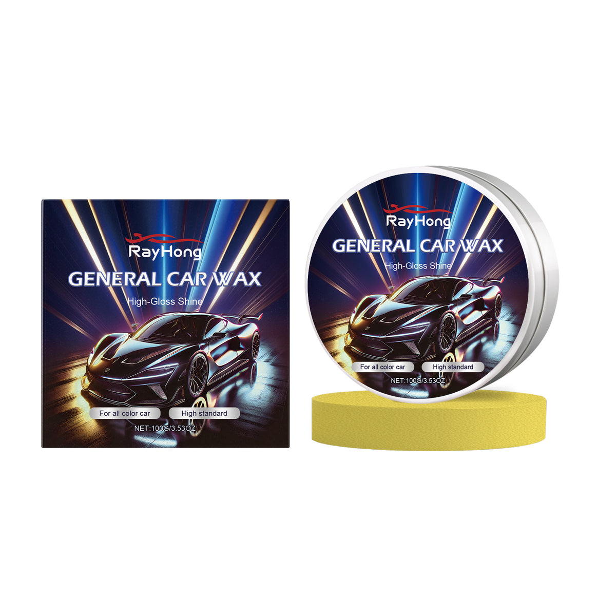 Car Paint Wax Cream for High-Gloss Shine Protection