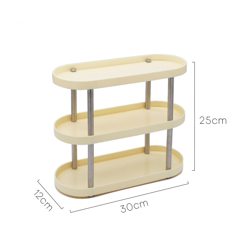 Nordic Oval Tiered Desk Organizer for Perfume and Candles