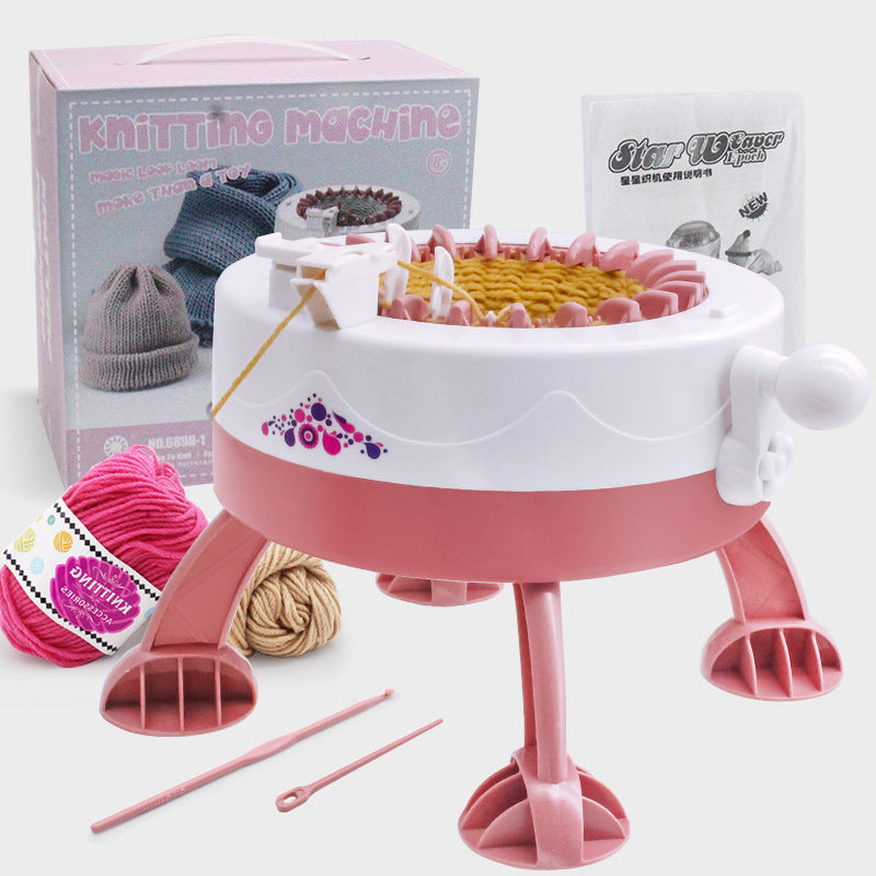 22-Needle Knitting Machine for Easy Wool Crafting