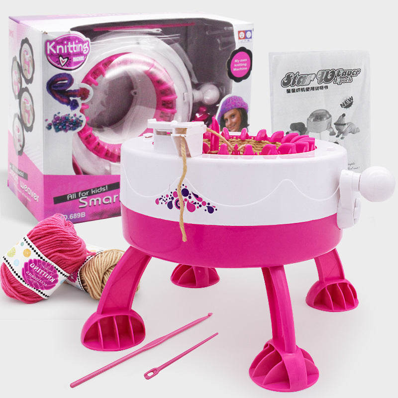 22-Needle Knitting Machine for Easy Wool Crafting