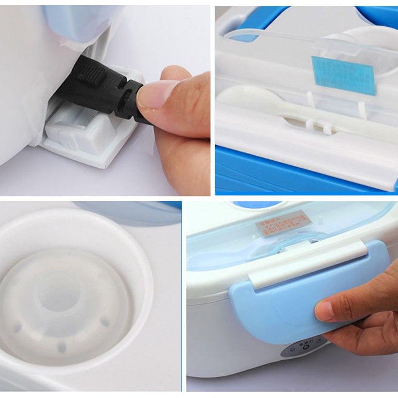 Portable Electric Heated Lunch Box Food Warmer 1.05L