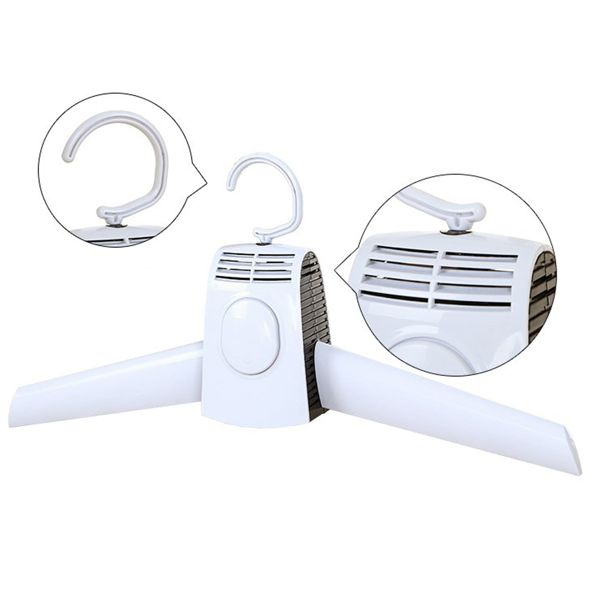 Foldable Electric Clothes Hanger Dryer for Travel and Home