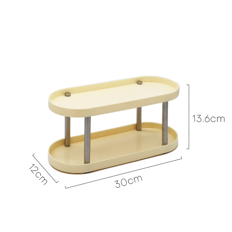 Nordic Oval Tiered Desk Organizer for Perfume and Candles