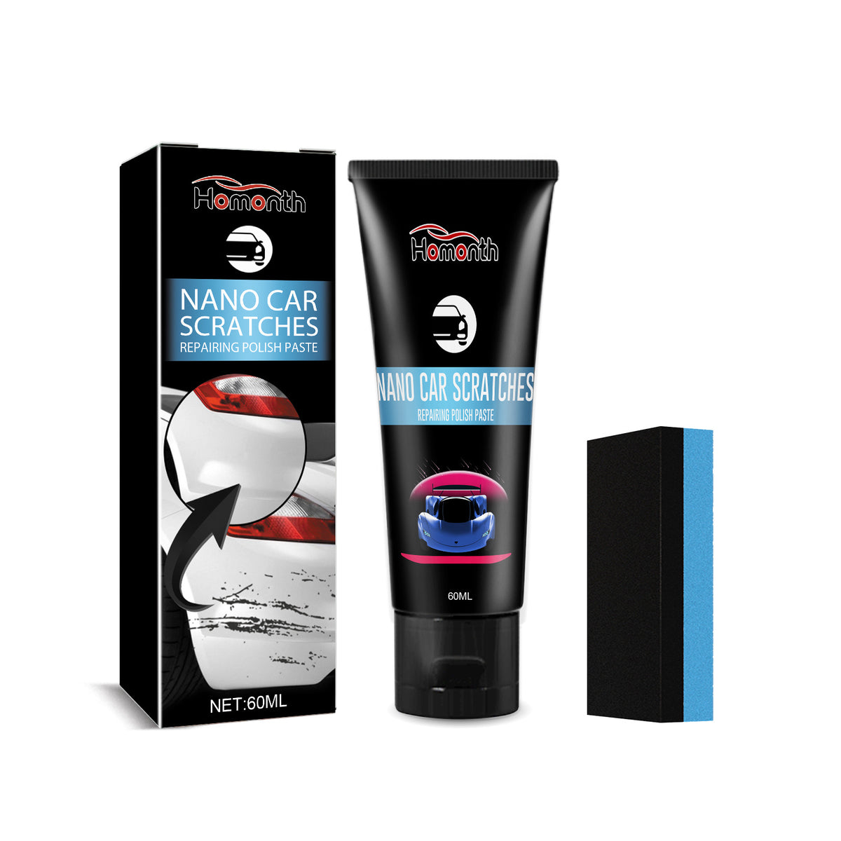 Car Scratch Repair Polish Paste for Glossy Paint Care
