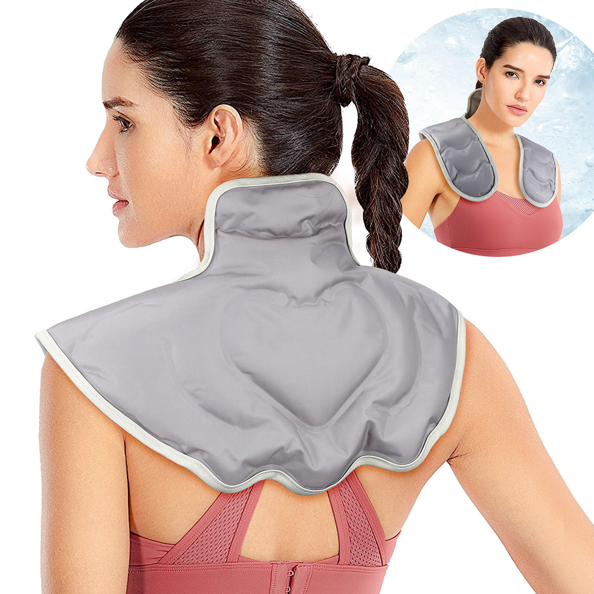 Shoulder & Neck Gel Compress – Dual Hot/Cold Therapy