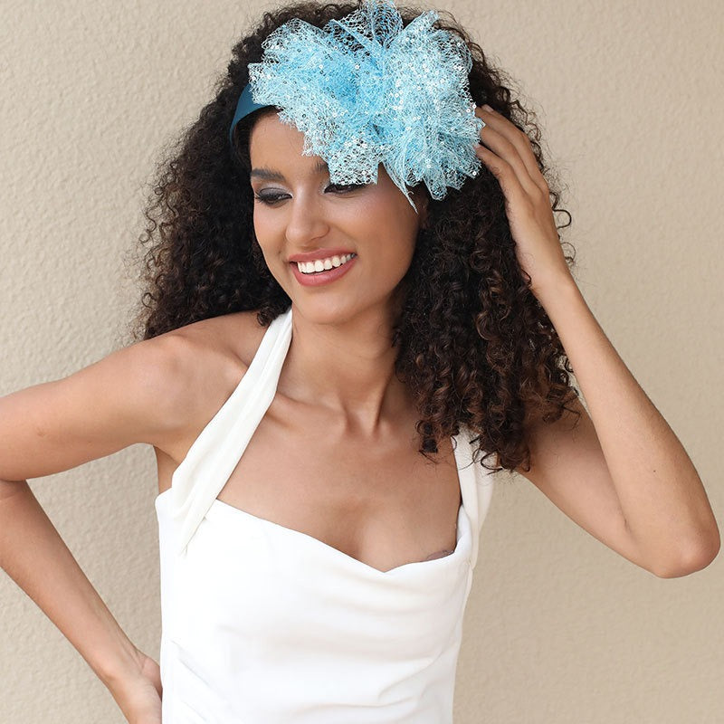 Sequin Flower Headband For Girls, Sparkling Style