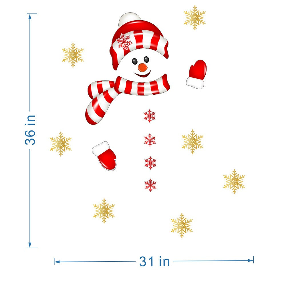 Christmas Garage Door Stickers Holiday Decor Display