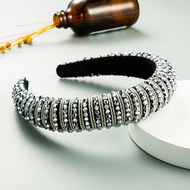Hand-Woven Beaded Hair Hoop for Instant Polished Style