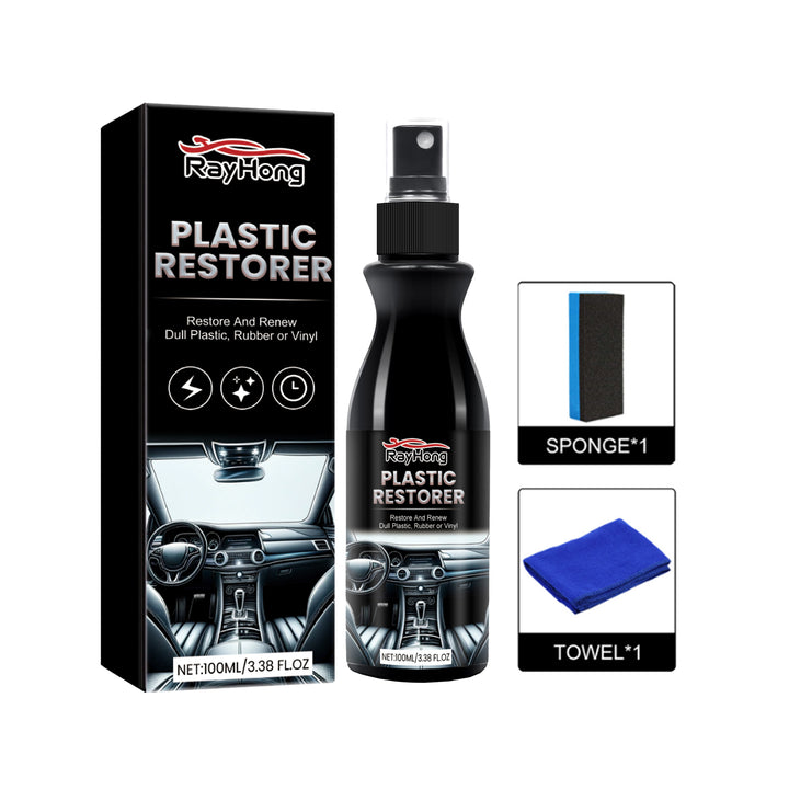 Plastic Restorer for Faded Car Trim, Vinyl & Rubber