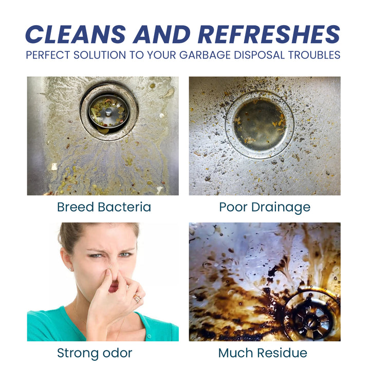 Sink Cleaning Tablets — Eliminate Garbage Disposal Odors